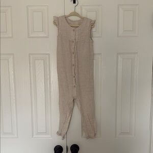 H&M Cream Sleeveless jumpsuit